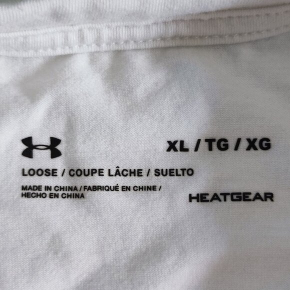 Under Armour " show your power" tank top white pink woman's size XL - Picture 4 of 10